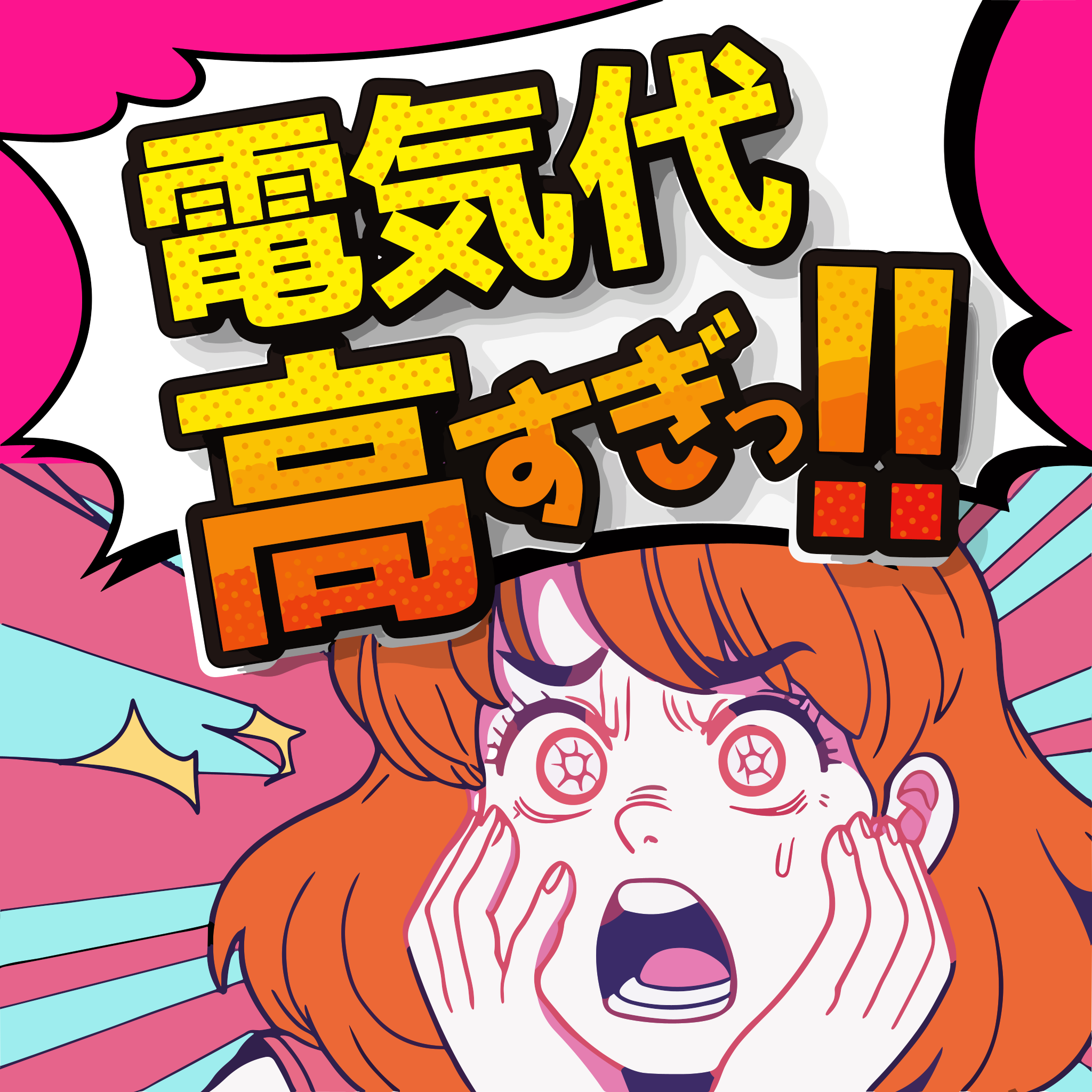 電気代高すぎ！